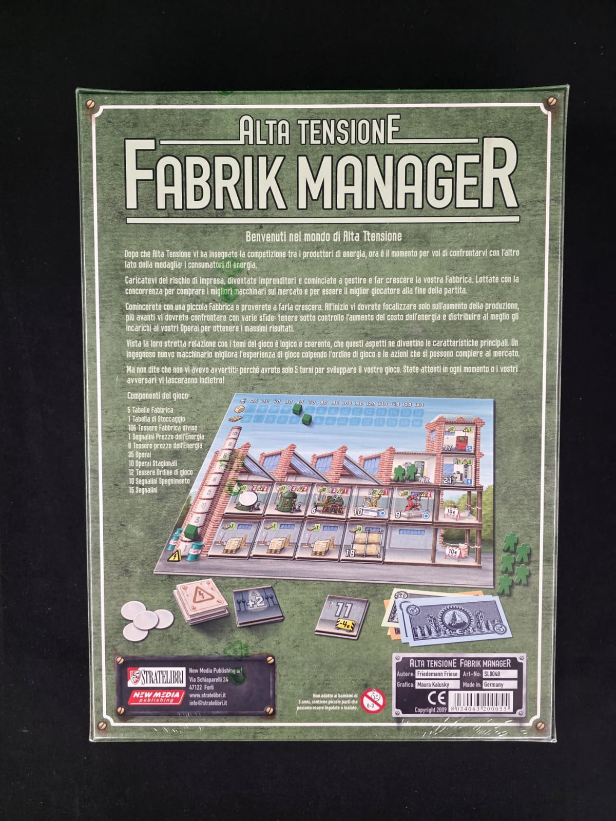 Alta Tensione - Fabrik Manager - Board Game ITA