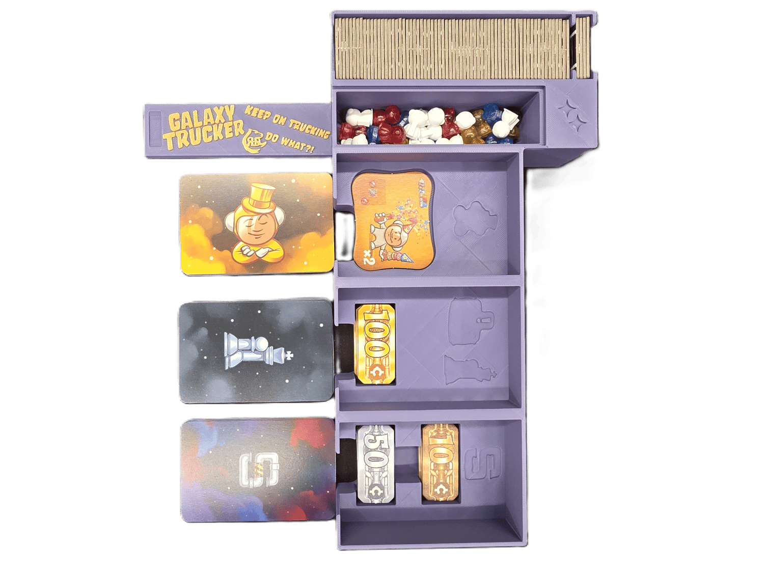 Galaxy Trucker and Expansions 3D Printed Organizer