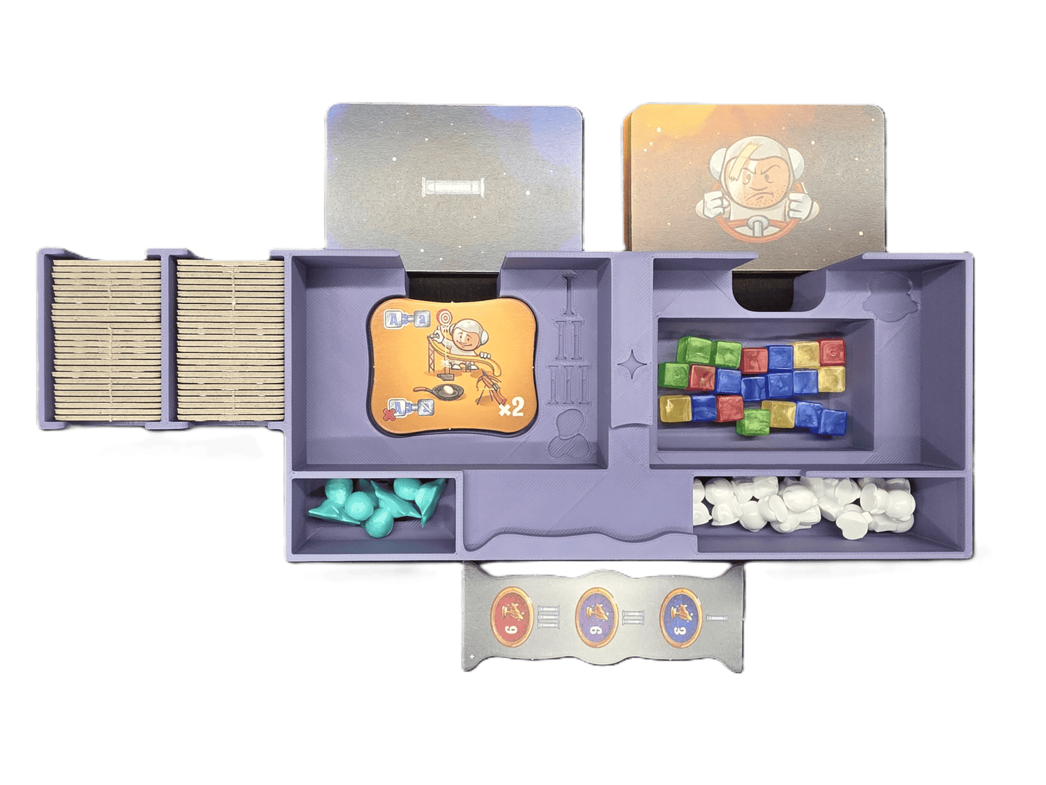 Galaxy Trucker and Expansions 3D Printed Organizer