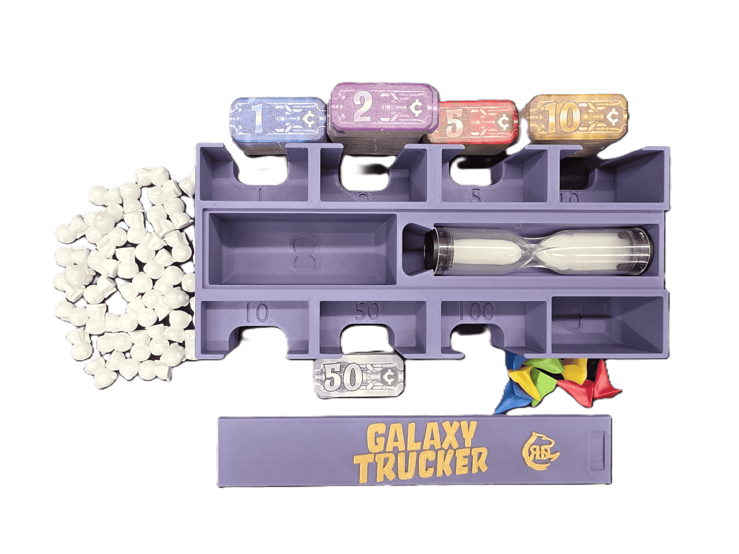 Galaxy Trucker Second Edition 3D Printed Organizer
