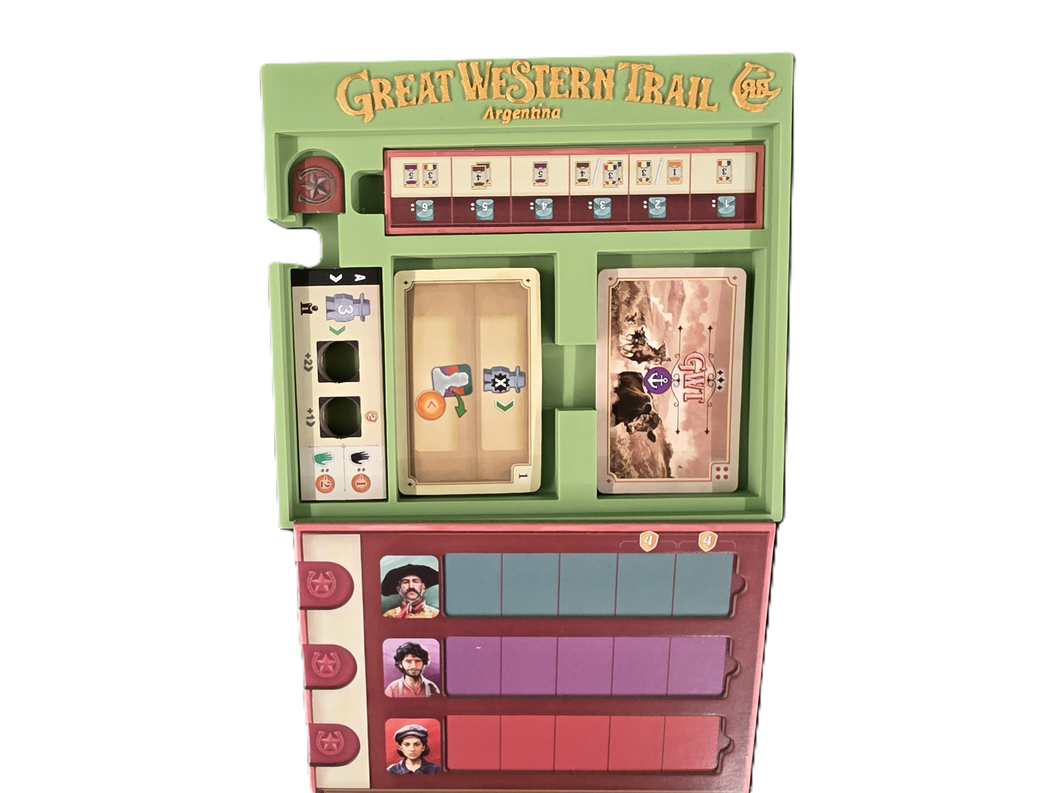 Great Western Trail Argentina - Board Game Organizer Insert