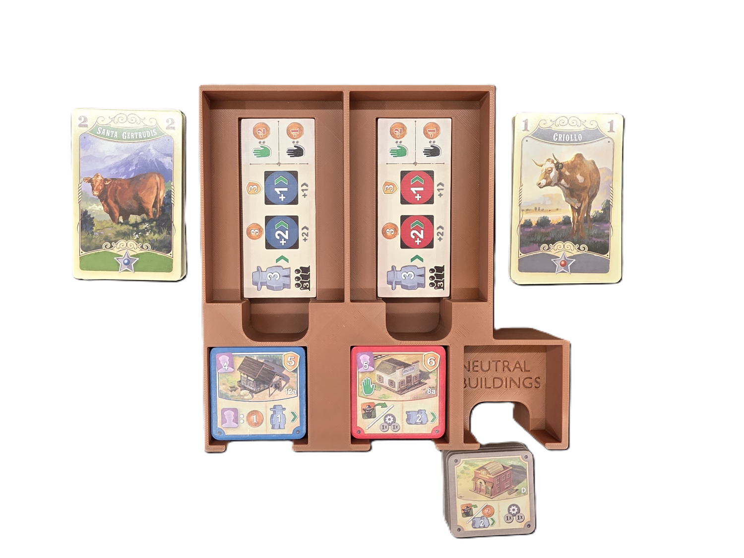 Great Western Trail Second Edition - Board Game Organizer Insert