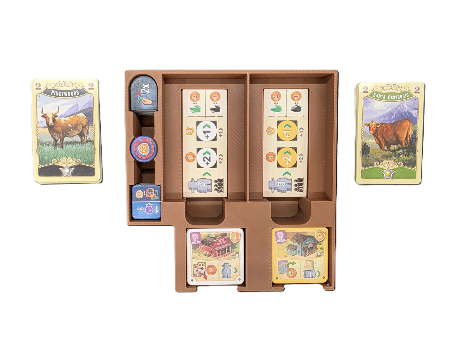 Great Western Trail Second Edition - Board Game Organizer Insert