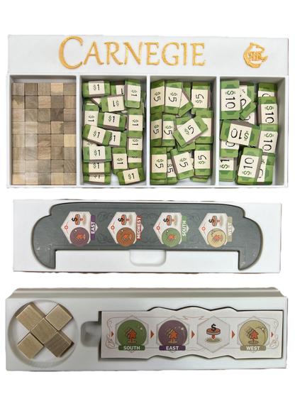 Carnegie Board Game Organizer | Insert | Premium Storage Solution