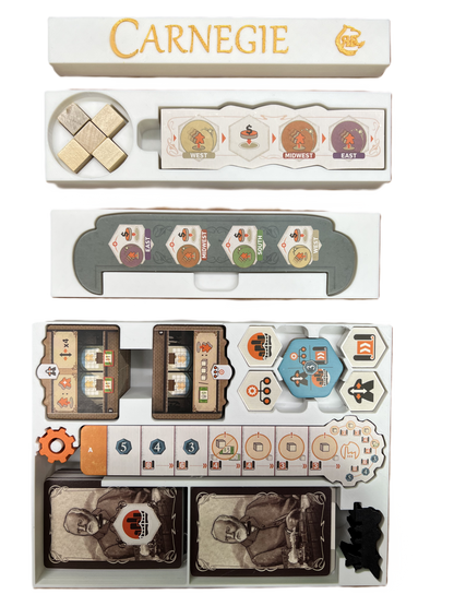 Carnegie Board Game Organizer | Insert | Premium Storage Solution