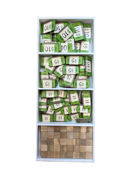 Carnegie Board Game Organizer - Board game Insert - SLEEVED - STL file for 3D Printing