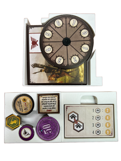 Scythe Board Game Organizer + Invaders from Afar + The Wind Gambit