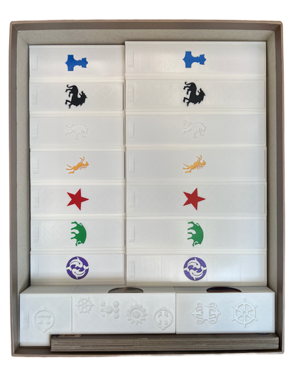 Scythe Board Game Organizer + Invaders from Afar + The Wind Gambit