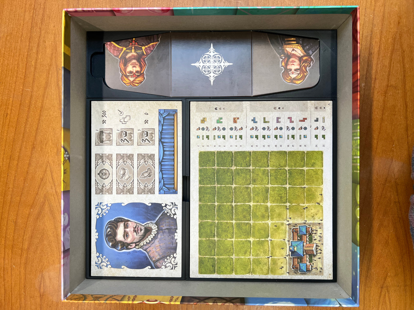The Princes of Florence Board Game Organizer - Insert - Premium Storage Solution - SLEEVED Version - STL file for 3D printing