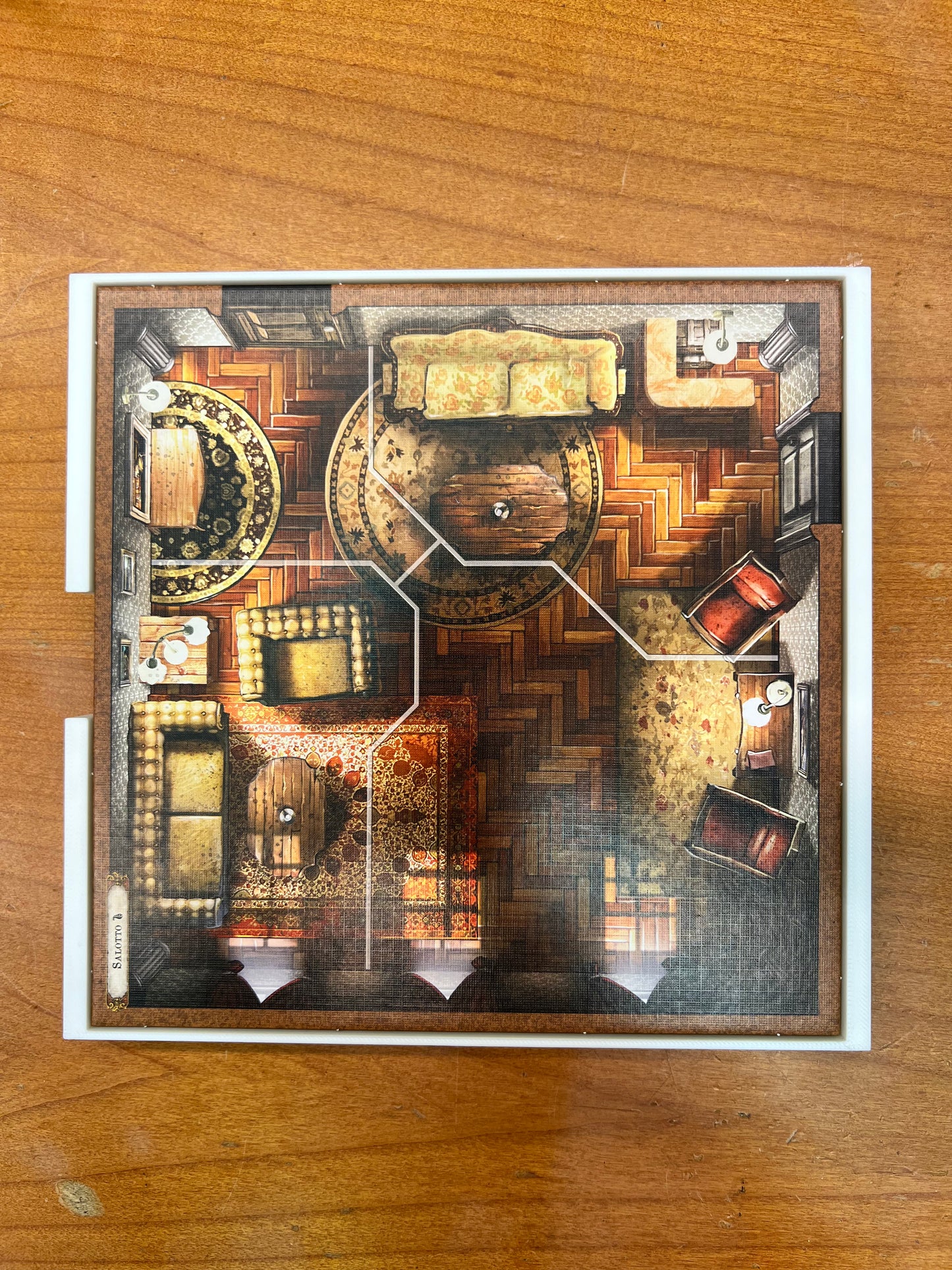 Mansions of Madness 2nd Edition Board Game Organizer - Insert - Premium Storage Solution - SLEEVED Version - STL file for 3D printing