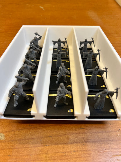 Mansions of Madness 2nd Edition Board Game Organizer - Insert - Premium Storage Solution - SLEEVED Version - STL file for 3D printing