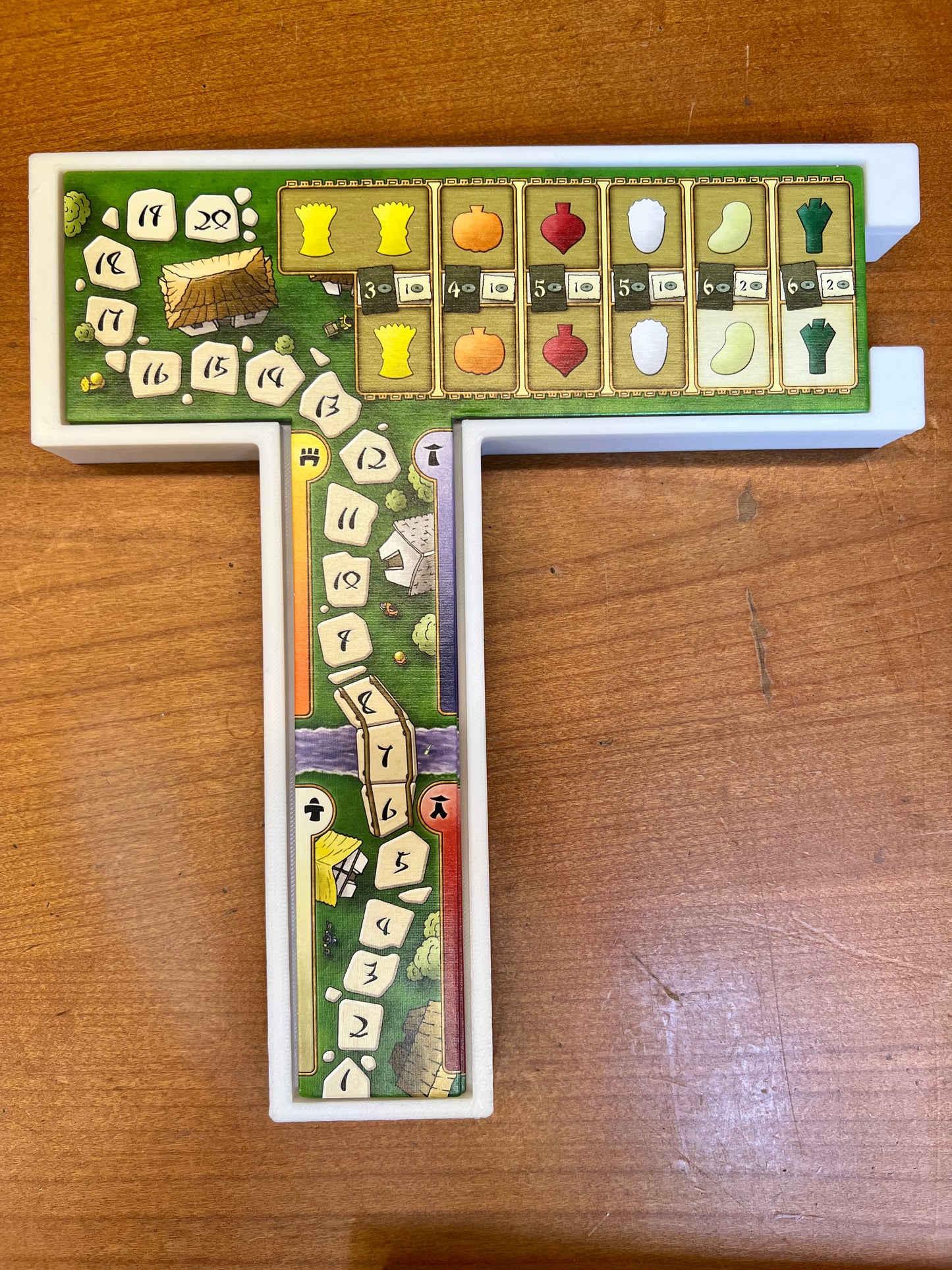 At the Gates of Loyang Board Game Organizer - Insert - Premium Storage Solution - SLEEVED Version - STL file for 3D printing