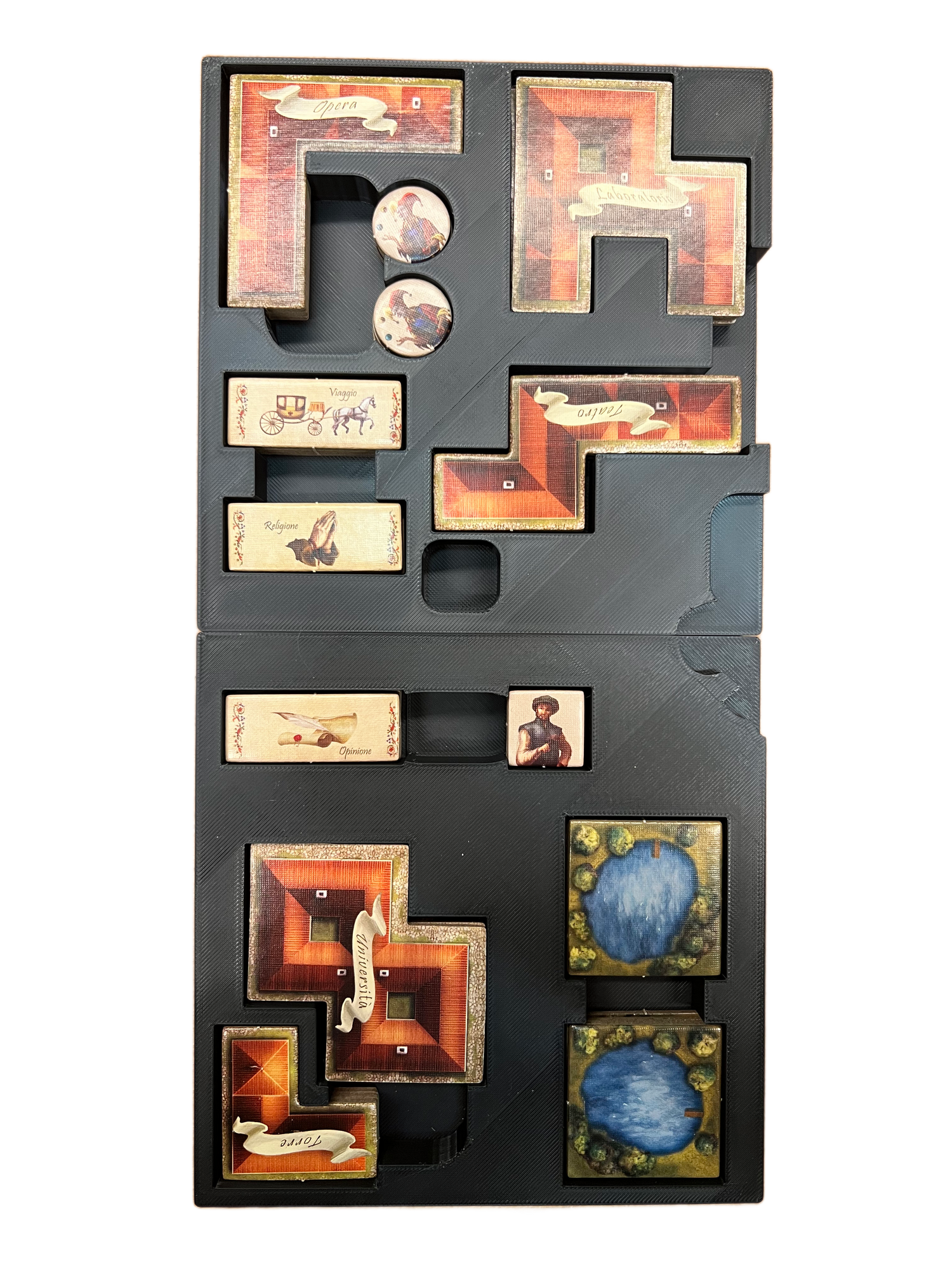 The Princes of Florence Limited Edition Board Game Organizer | 3D Printed Insert