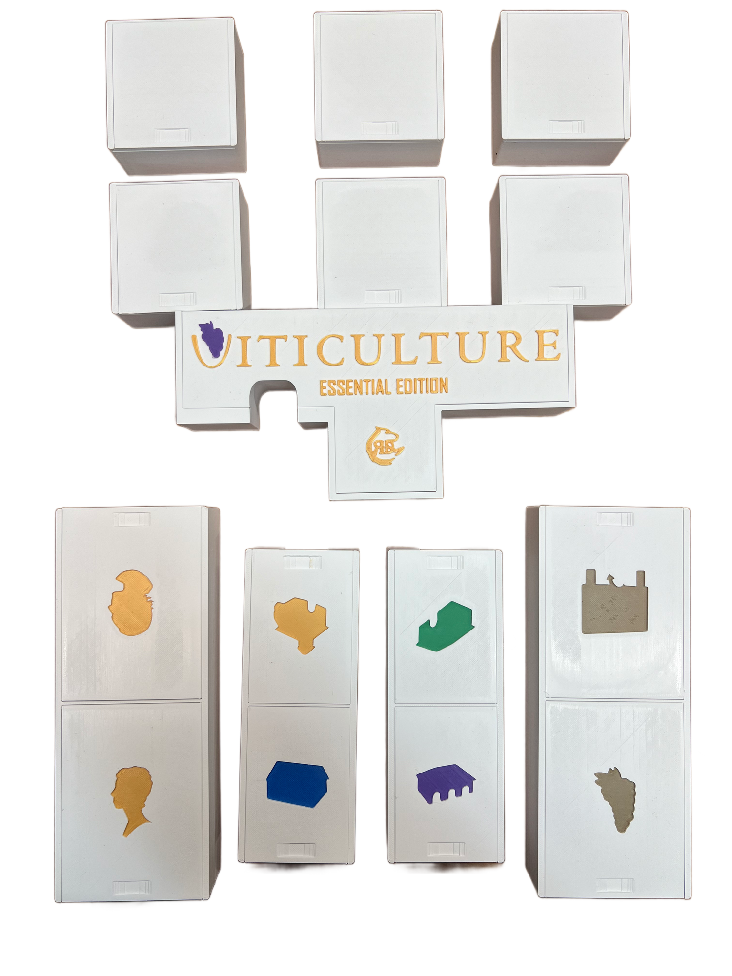 Viticulture Essential Edition Board Game Organizer | 3D Printed Insert