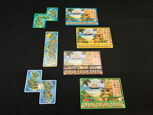 7 Overlays for Pirates of Maracaibo Board Game – STL File Upgrade for Treasure Islands & Pirates Hideout | Double Layer Boards Accessory