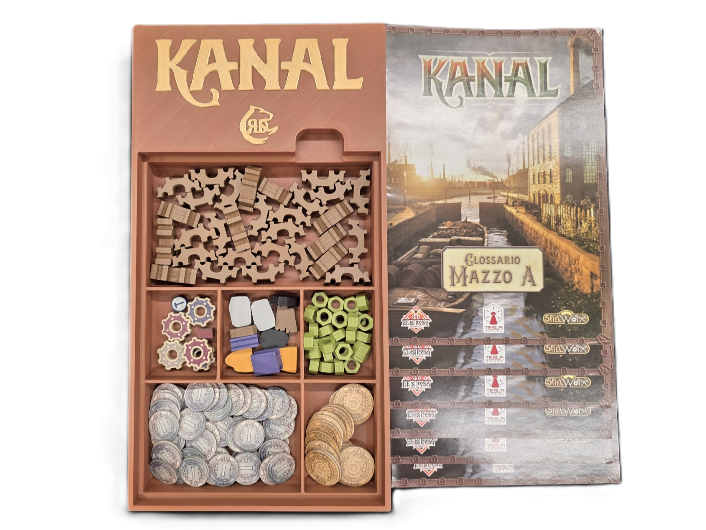 Kanal Board Game Organizer Insert