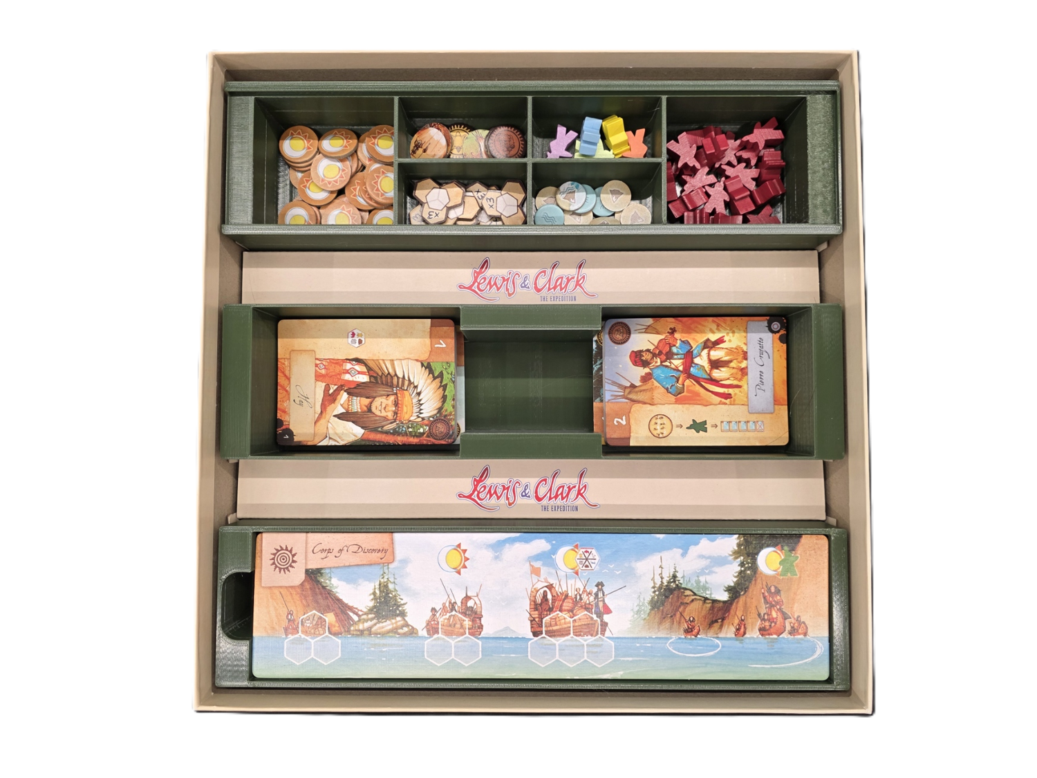 Lewis & Clark The Expedition Board Game Insert