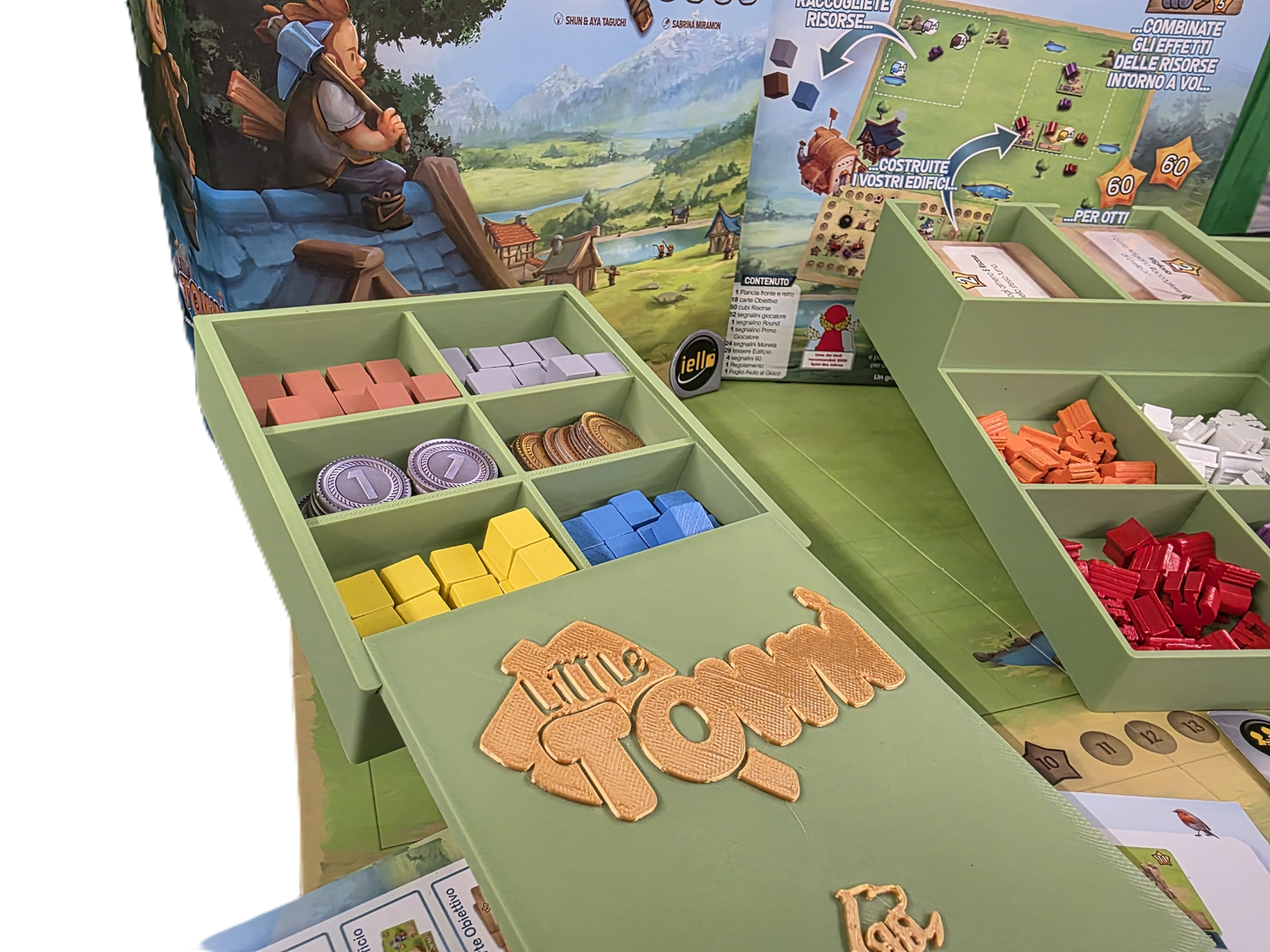 Little Town + Little Artisans expansion STL Files to 3D Print your Insert