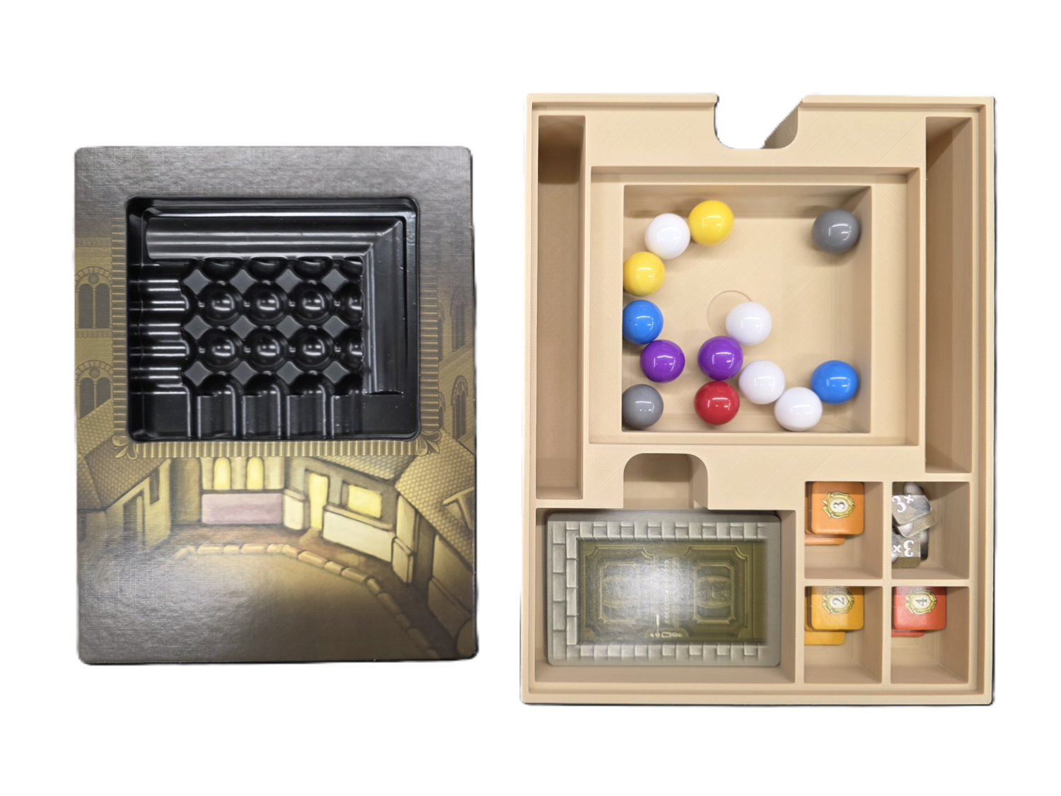 Masters of Renaissance (aka Lorenzo il Magnifico The Card Game) Board Game Insert STL files
