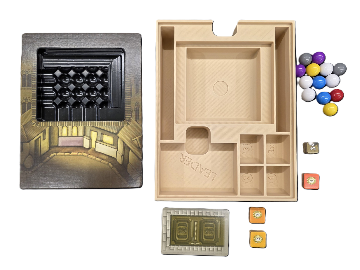 Masters of Renaissance (aka Lorenzo il Magnifico The Card Game) Board Game Insert STL files