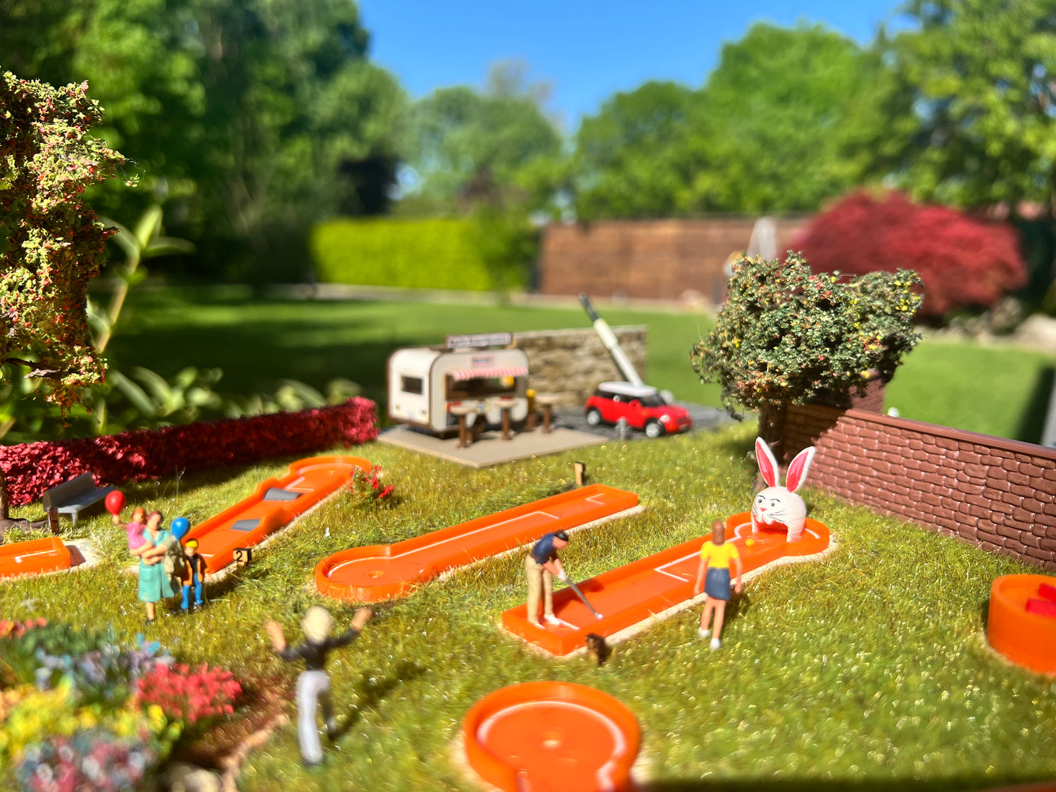 RCD Minigolf 18 Holes H0 Scale DIORAMA