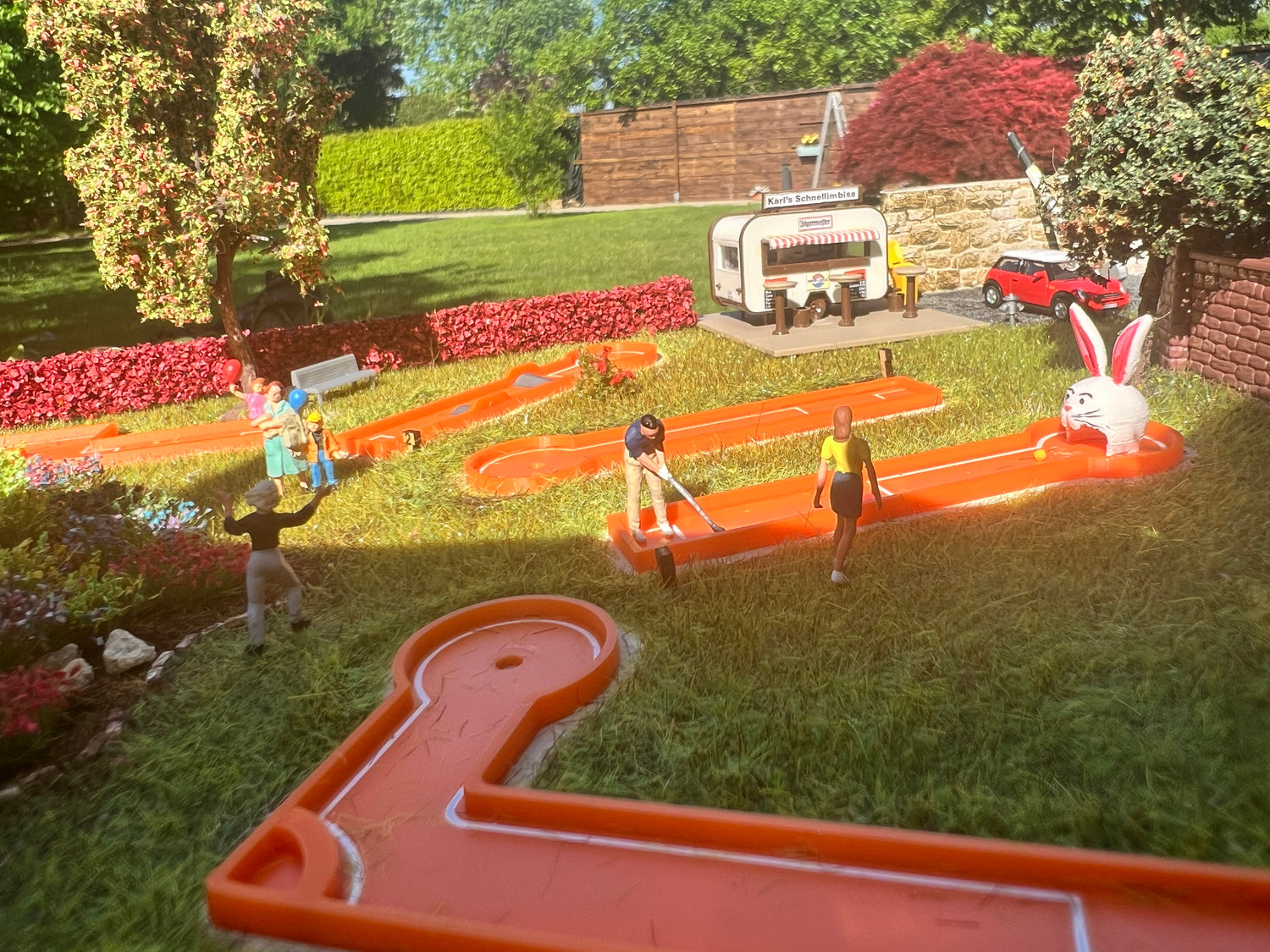 RCD Minigolf 18 Holes H0 Scale DIORAMA