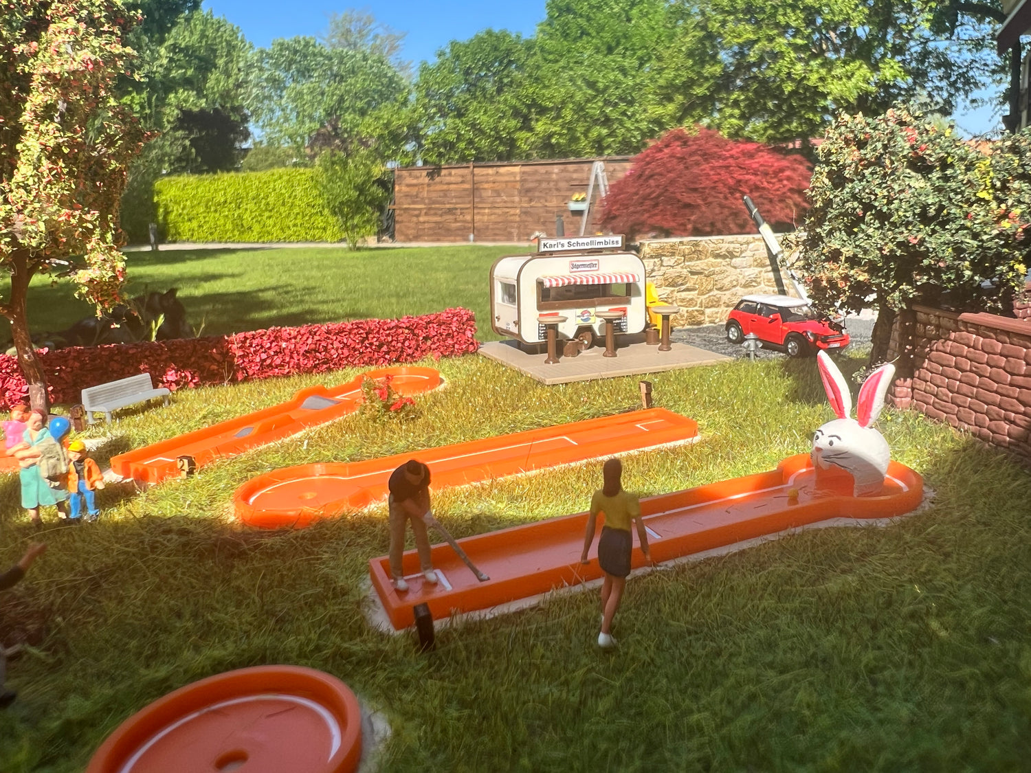 RCD Minigolf 18 Holes H0 Scale DIORAMA