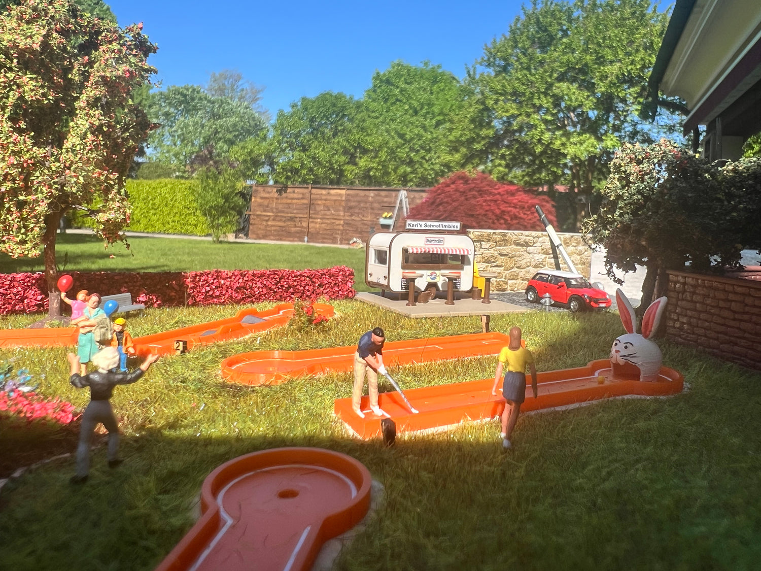 RCD Minigolf 18 Holes H0 Scale DIORAMA