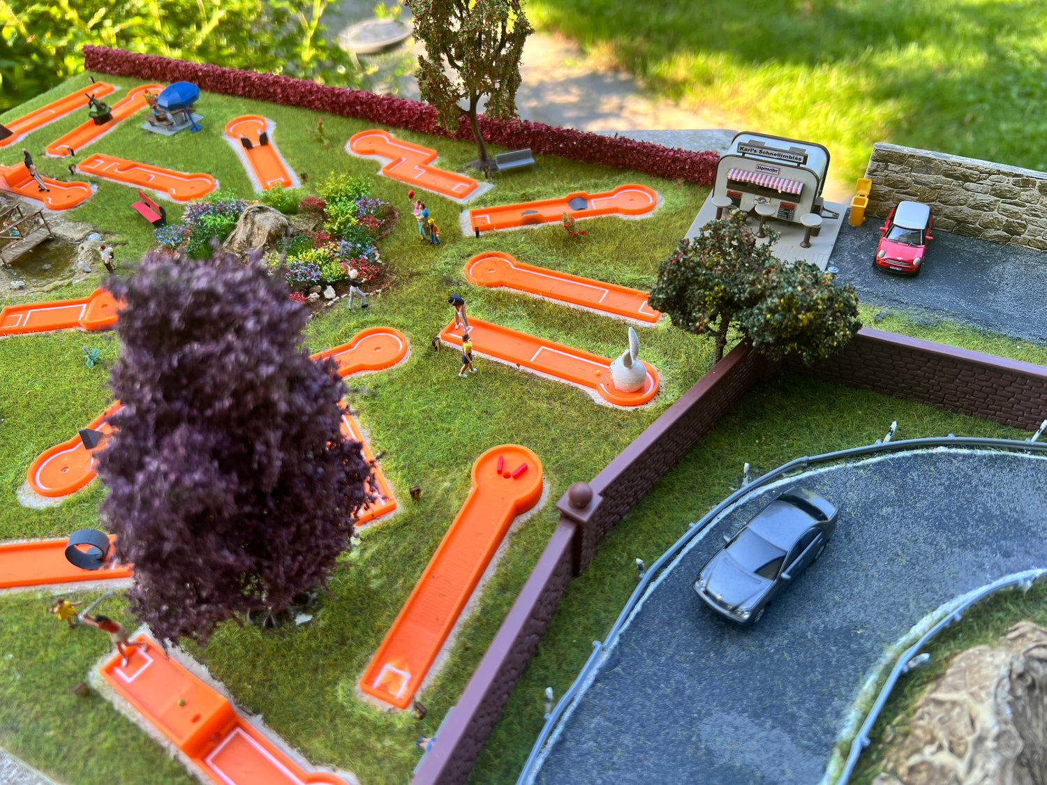 RCD Minigolf 18 Holes H0 Scale DIORAMA