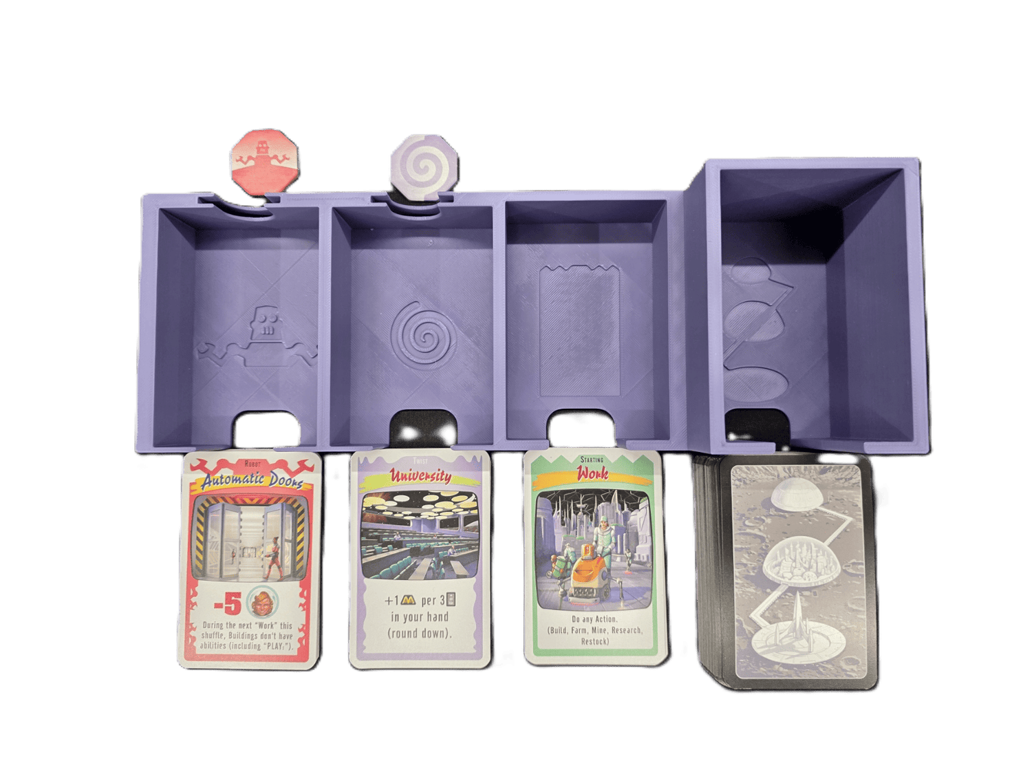 Moon Colony Bloodbath 3D Printed Organizer | Insert