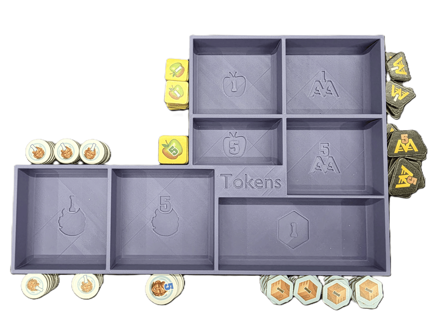 Moon Colony Bloodbath 3D Printed Organizer | Insert