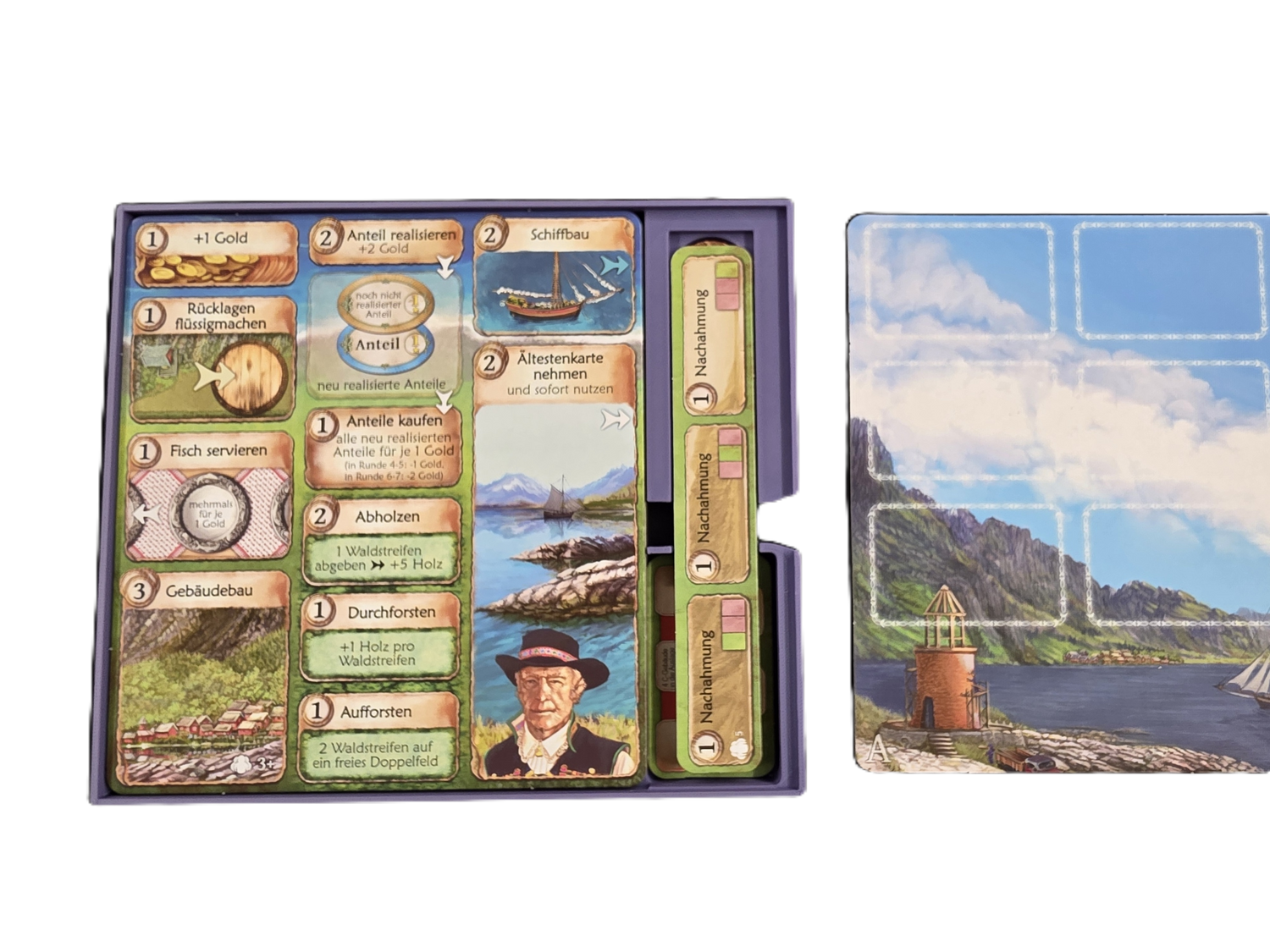 Nusfjord Big Box Board Game Insert