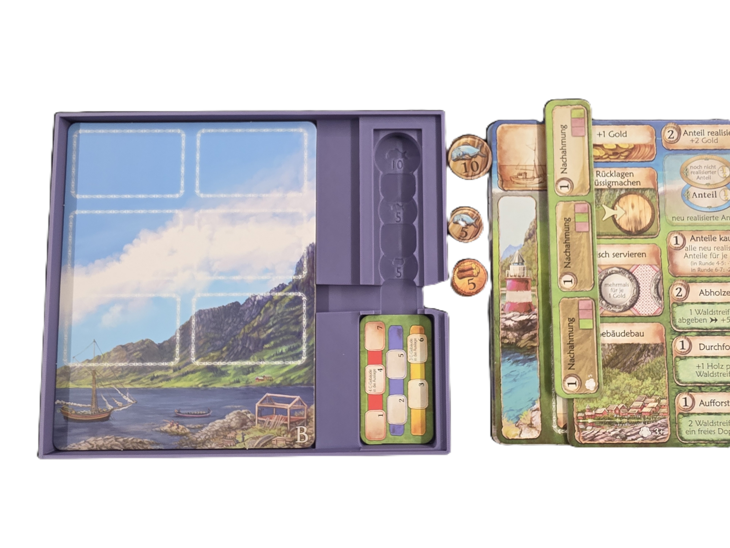 Nusfjord Big Box Board Game Insert