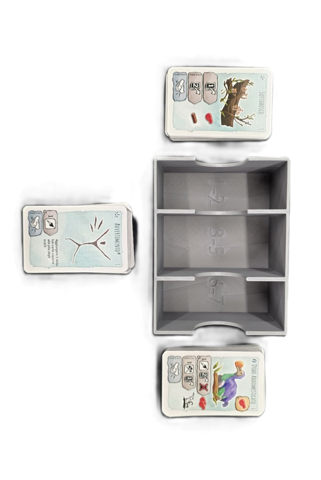 Paleo + A New Beginning + Cards Expansions Board Game Organizer Insert