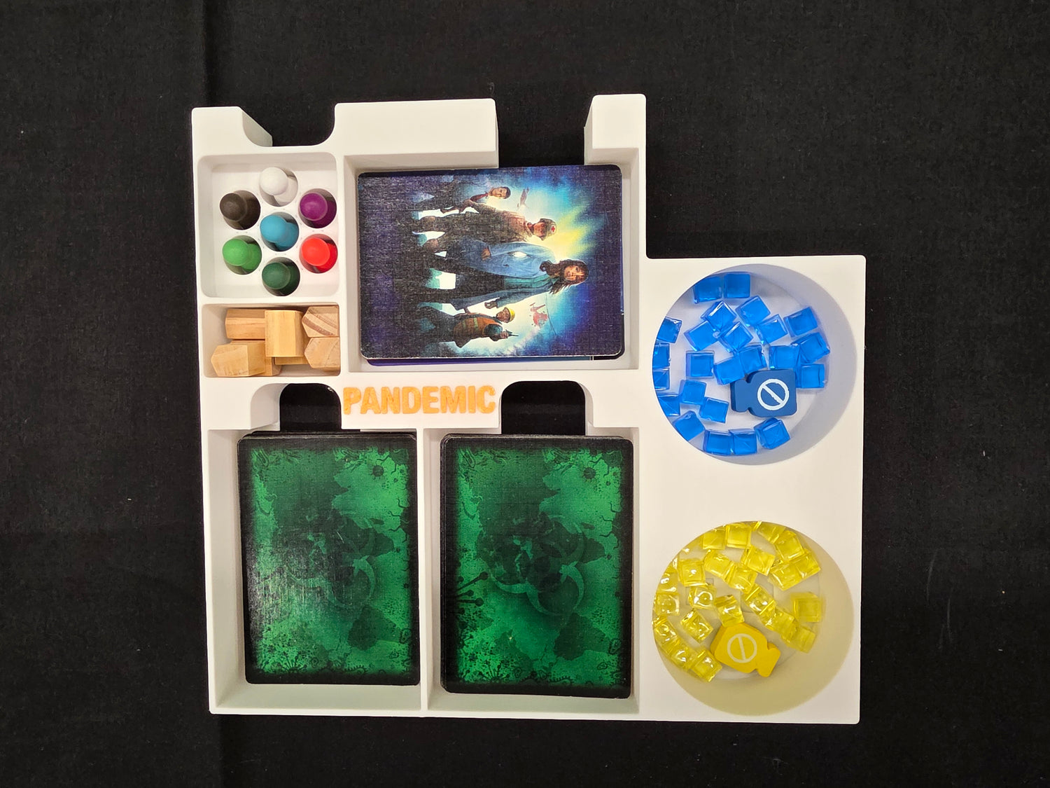 Pandemic 3D-Printed Game Organizer