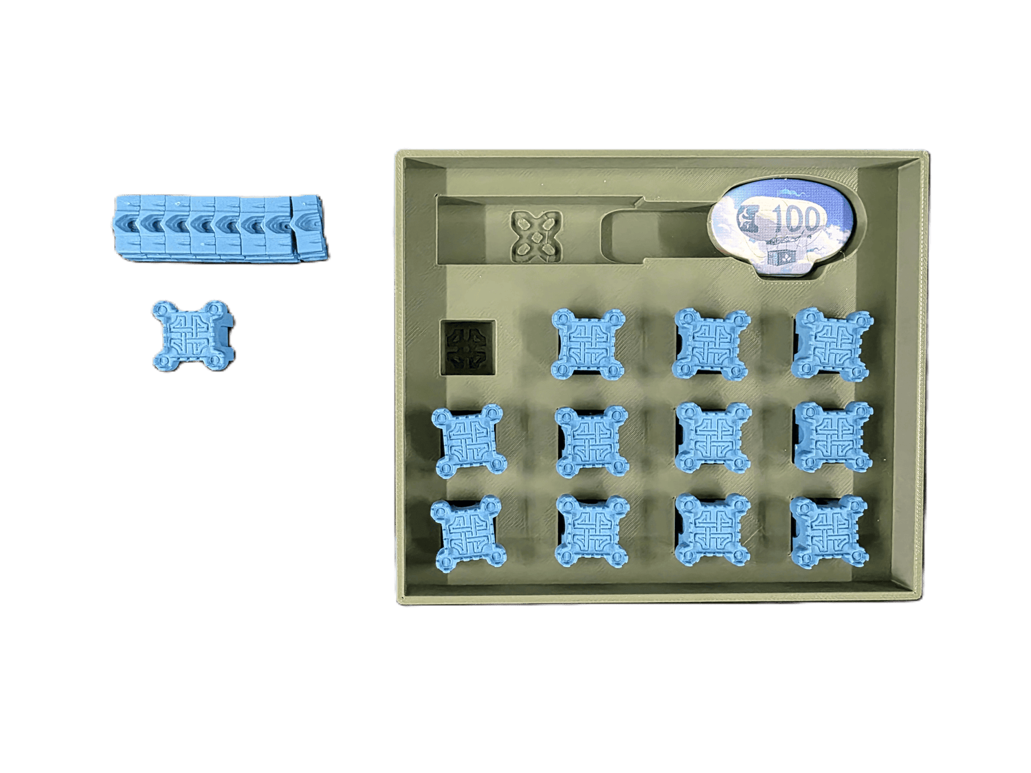 Rebirth Retail Edition Insert - STL Files 3D Printable Organizer