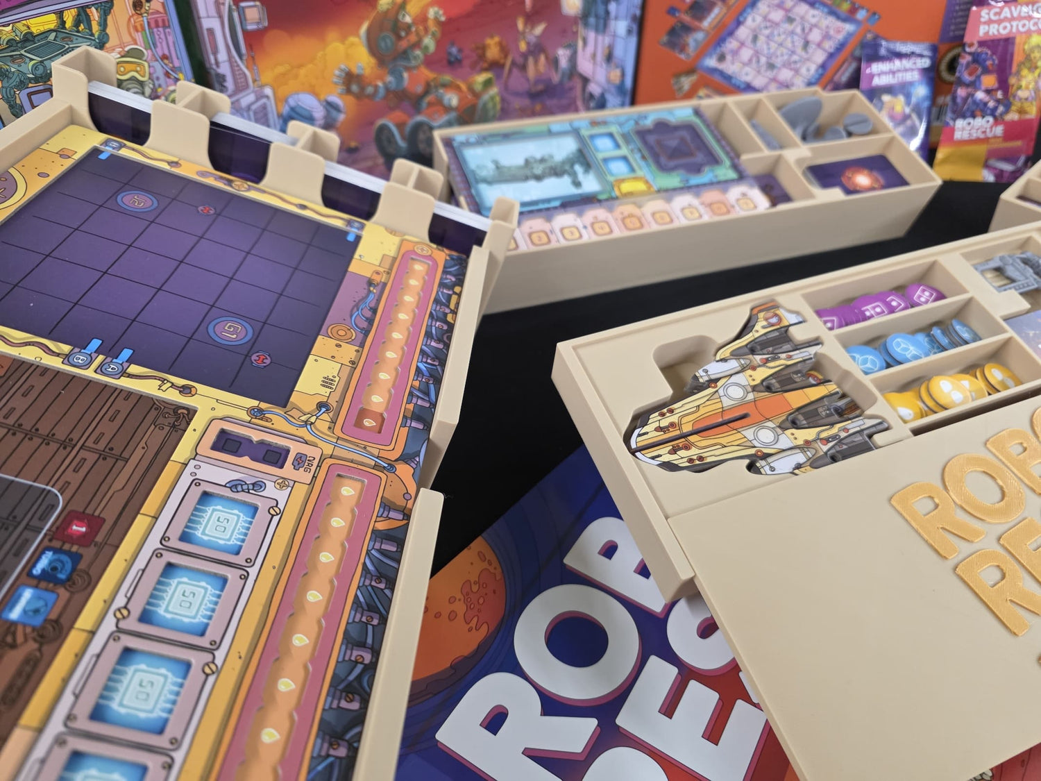 Robo Rescue Protocols 3D Printed Organizer