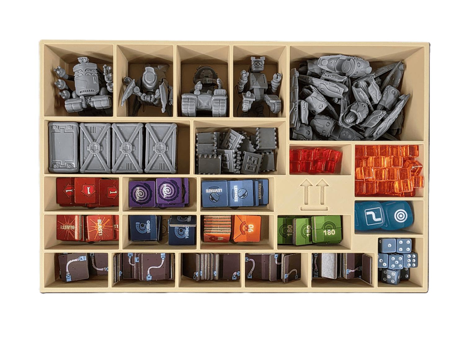 Robo Rescue Protocols  STL Files 3D Printable Organiser