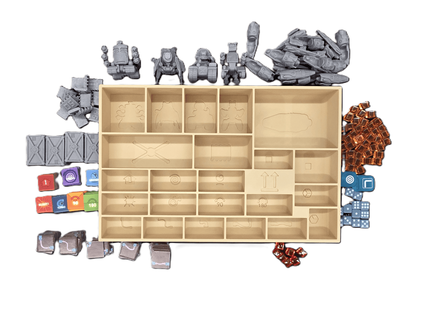 Robo Rescue Protocols  STL Files 3D Printable Organiser