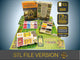 Agricola Board Game Organizer - STL file for 3D printing