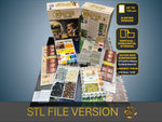 Caverna Brettspiel-Organizer | STL-Datei zum 3D-Druck