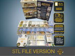 Organizador de juegos de mesa Le Havre | Versión con funda, archivo STL