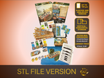 Inserto para juego de mesa Piratas de Maracaibo: Archivo STL para impresión 3D