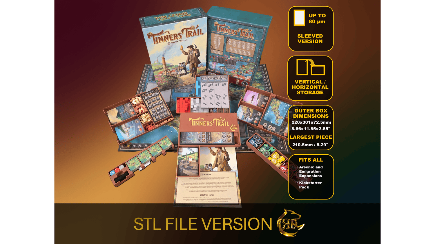 Tinners' Trail Second Edition STL Files
