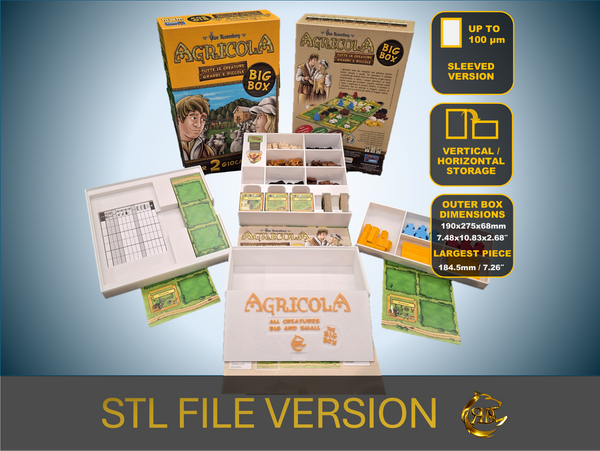 Agricola: All Creatures Big and Small – Big Box Organizer (STL Files to 3d print)
