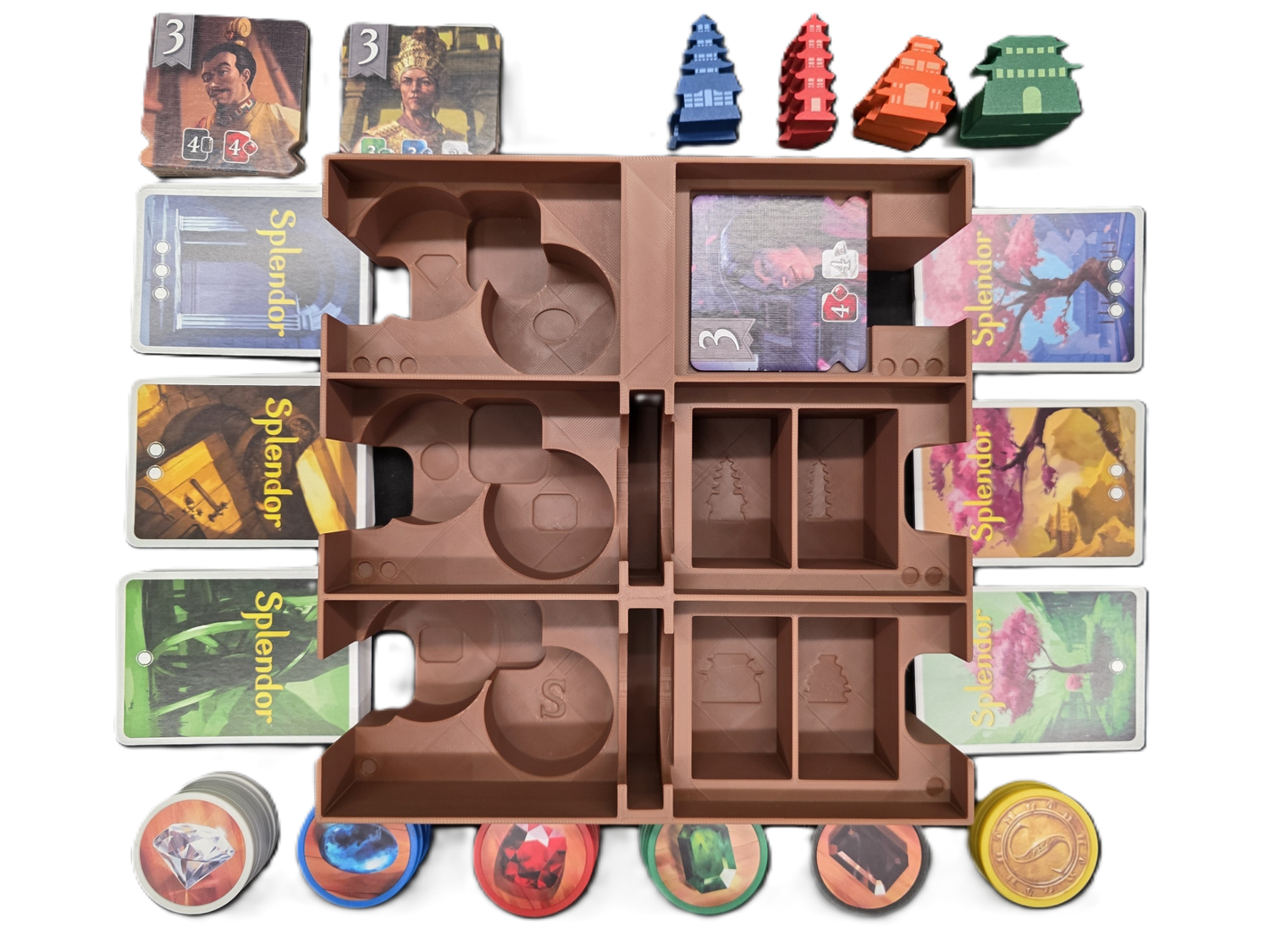 Splendor 2024 Edition Insert for base game and Expansions