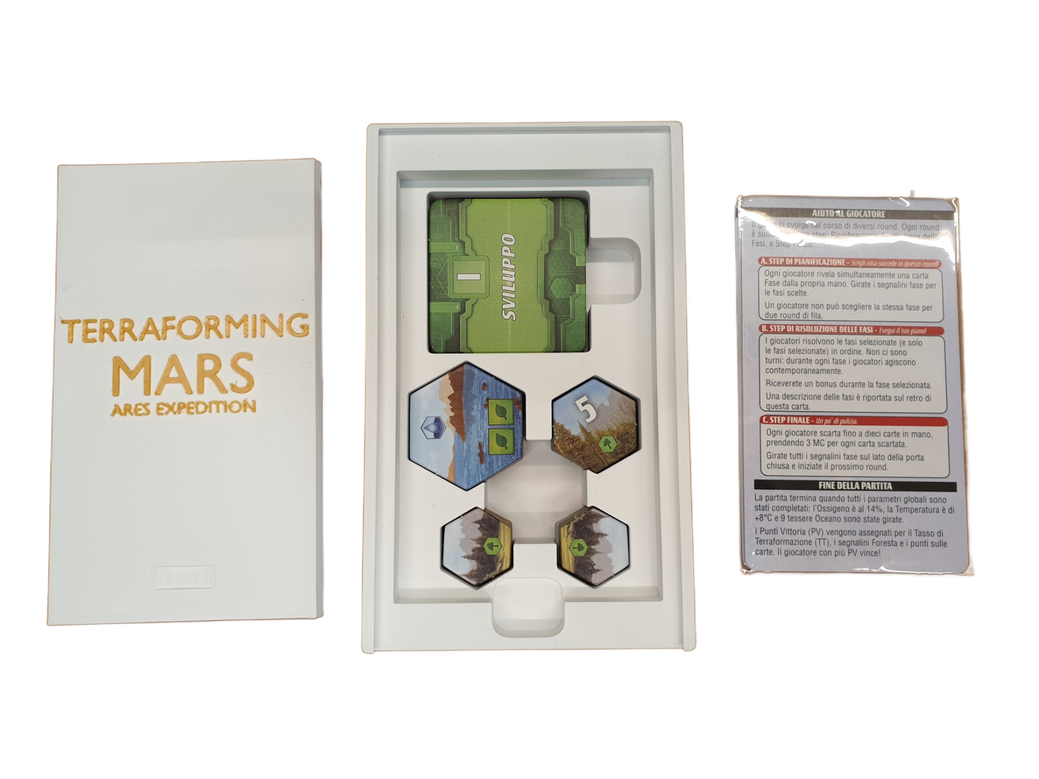 Organizator do gry planszowej Terraforming Mars Ares Expedition | Wkładka drukowana w 3D