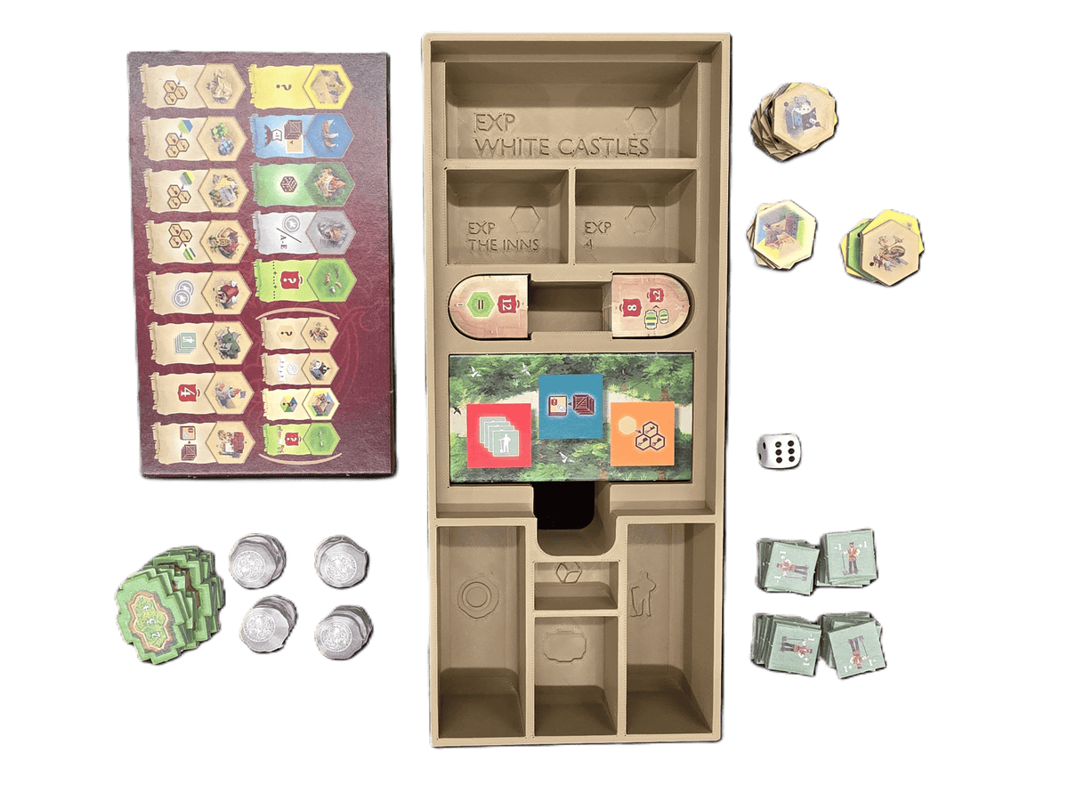 The Castles of Burgundy 3D Printed Organizer