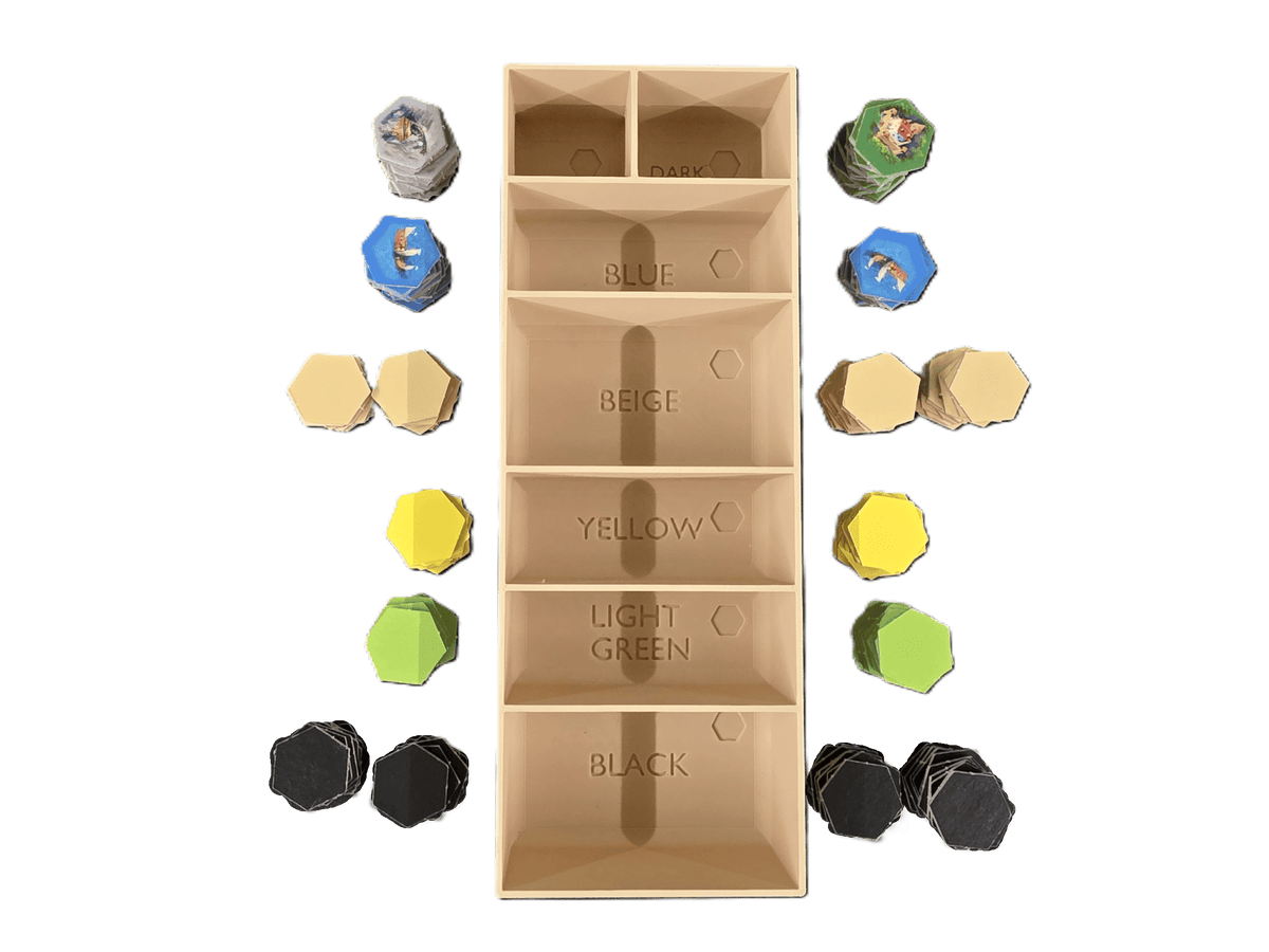 The Castles of Burgundy 3D Printed Organizer