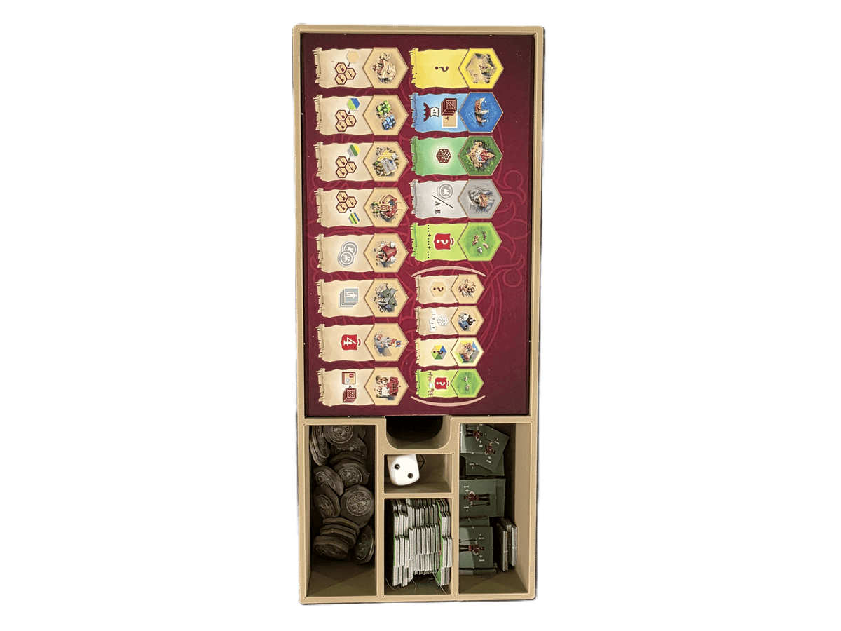 The Castles of Burgundy 3D Printed Organizer